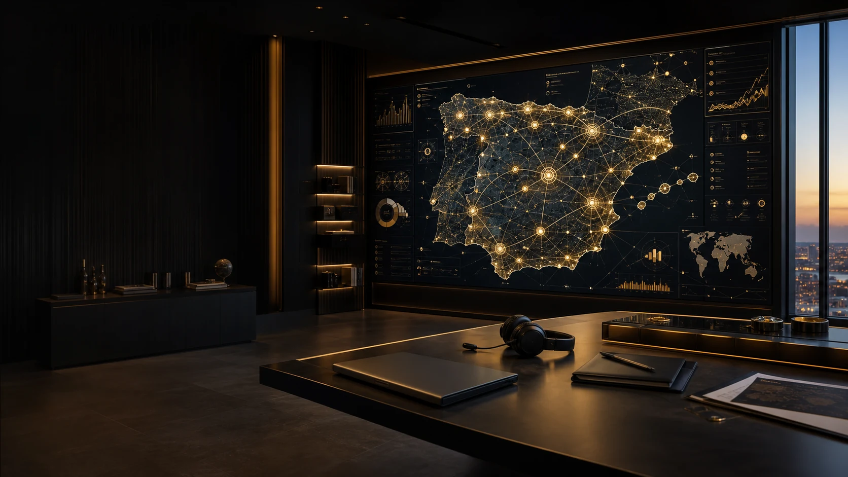 Centro de inteligencia comercial FAYMA con mapa de oportunidades B2B